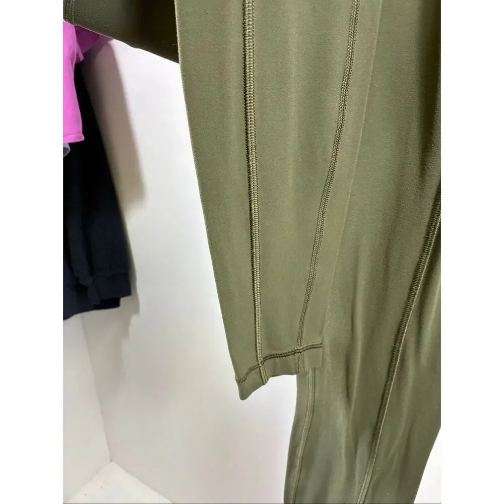 Lululemon Principal Dancer Tight in Armory and Gold Size 4
